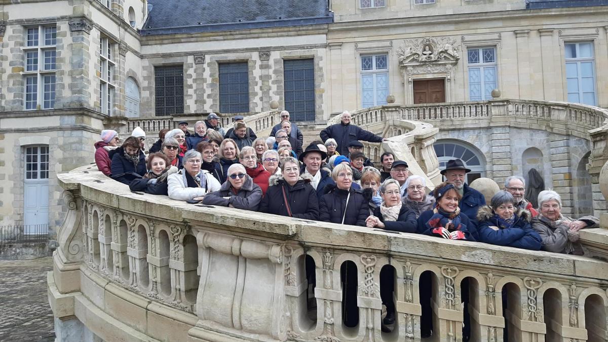 Photo de groupe  à Fontainebleau