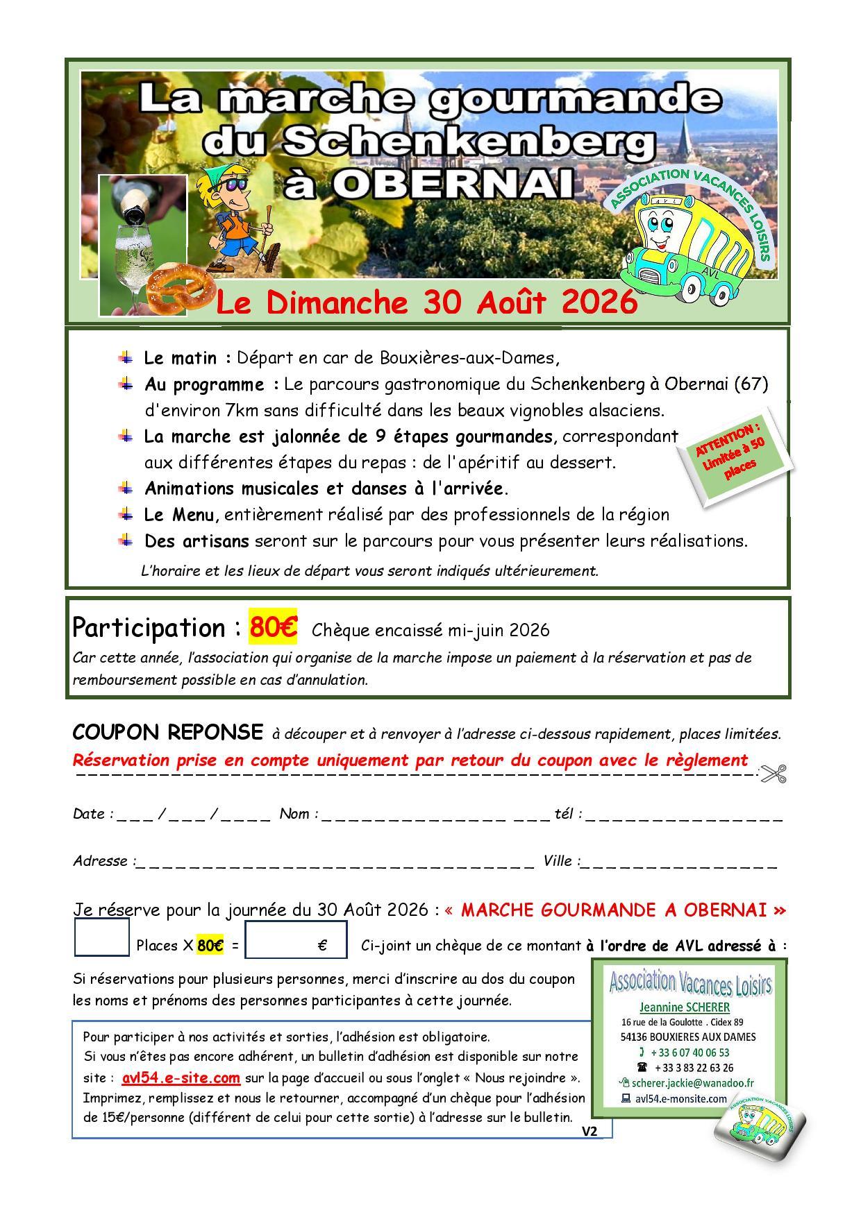 AVL marche gourmande 30 août